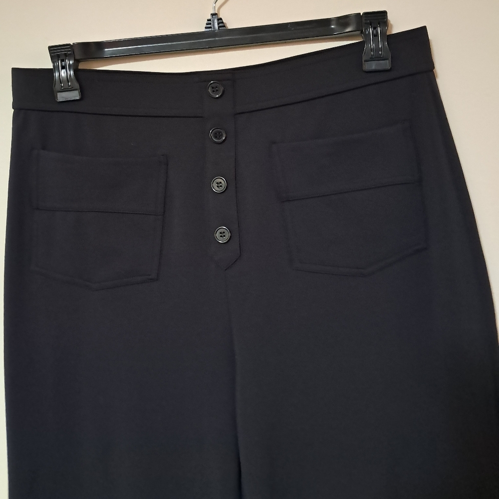 Halara High Waisted Button Multiple Pockets Straight Leg Pants Halo Tek Air XL - Picture 5 of 8